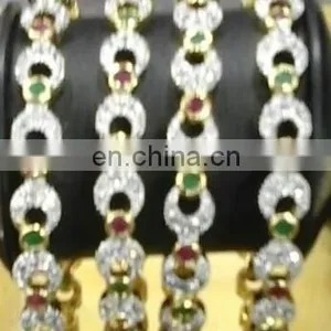 High Quality Cubic Zirconia Bangle Exporter, American Diamond Bangle, cz Bangles Imitation Diamond Bangles Manufacturer thumbnail-2