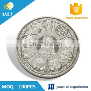 Custom Cheap Metal Silver Plated Masonic Coin thumbnail-2