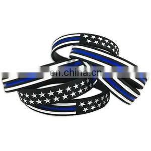 Figured American Flag Silicone Bracelets thumbnail-4