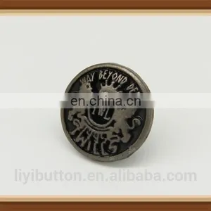 Wholesale Button, Oxidized Zinc Alloy Buttons for Garment thumbnail-1