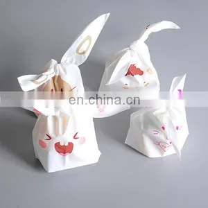 AL001158 Cute Rabbit Plastic Gift Package Bag For Cookies Cake Candy Goodies Soap 6 Style Available MOQ 100 PCS thumbnail-1