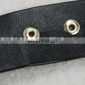 Fashion Punk Style pu Leather Beaded Rivet Lace Trim thumbnail-6