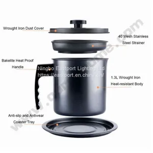 1.3L WROUGHT IRON EASY CLEAN GREASE FILTER ZD004 thumbnail-3