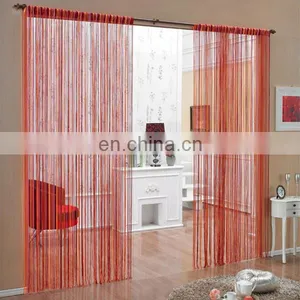 Cheap Multi Color String Curtain With Rod Procket thumbnail-2