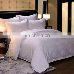 China Supplier 100% Cotton Stripe/Satin/Jacquard/Plain Hotel Bed Sheet Cotton thumbnail-1