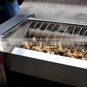 High Output Maca Dendrobe Washing Machine Yam Onion and Sweet Potato Peeling Machine thumbnail-1