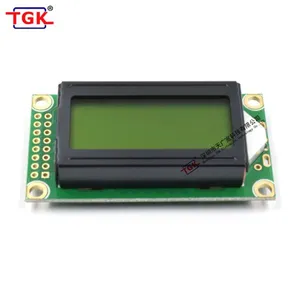 Lcd 8X2 Display 16pin Stn Character Blue/yellow-green Monochrome Display Screen 0802 Lcd Module thumbnail-4