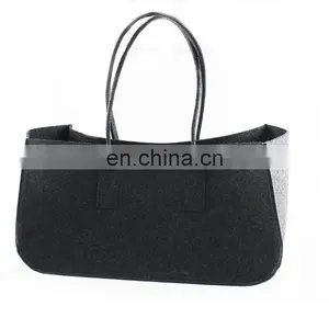 Green Color Colorful Wholesale Shopping Felt Fabric Bag Bags Women Handbags thumbnail-2