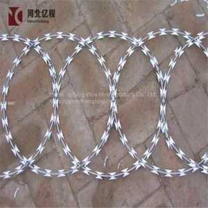 BTO&CBT Anti-rust Galvanized Concertina Razor Wire/Razor Barbed Wire/Razor Wire thumbnail-4