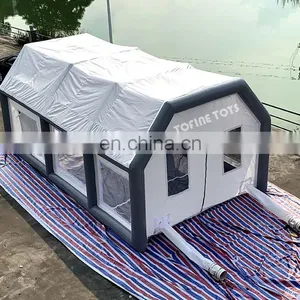 Mobile Inflatable Paint Tent for Car Repair Spray Booth Inflatable Tent Inflatable Car Wash Tent thumbnail-3