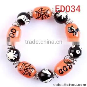 Kid Christmas Stretch Bracelet With Colorful Bead thumbnail-1