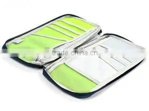 Blue Multi-Purpose/passport Case/Bag/Holder/Organizer for Card Money Ticket and More With Cosmos Cable Tie thumbnail-4
