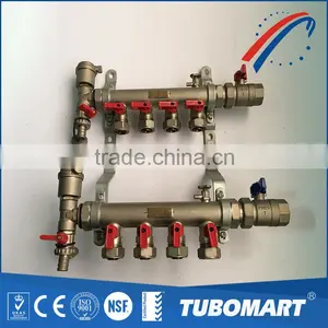 High Quality Floor Heating Systems Manifold Type Brass Water Manifold thumbnail-5