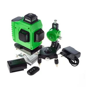 Blue Cross Line 3D 12 Lines GreenBeam Laser Level for Decoration & Construction thumbnail-4