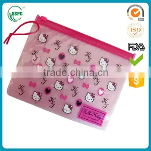 a3 Plastic PVC Document Bag With Zipper thumbnail-3
