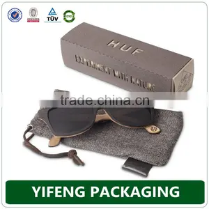 Matte Black Cardboard Gift Box, Unique Cardboard Box Packaging for Sunglass thumbnail-6