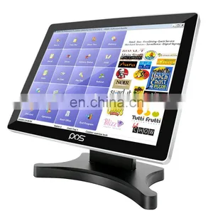 High Resolution All-In-One Restaurant POS Machine , POS Software ,POS System With Card Reader thumbnail-4