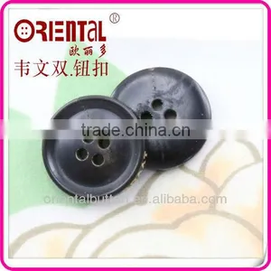 High Quality 4 Holes Natural Real Horn Button thumbnail-4