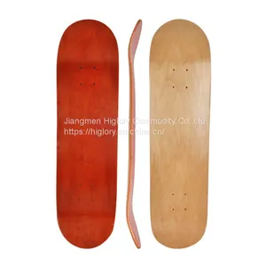 Custom Athletic Pro 7 Ply 100% Northeast Maple Veneer Blank Skateboard Deck thumbnail-5