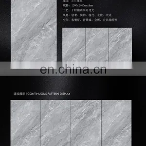 120x240mm Foshan Factory Big Size White Sintered Stone Italian Slab Marble Tile thumbnail-4