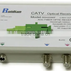 FTTH Fiber Optic CATV AGC Receiver Build-in Filter/ftth Equipment thumbnail-1