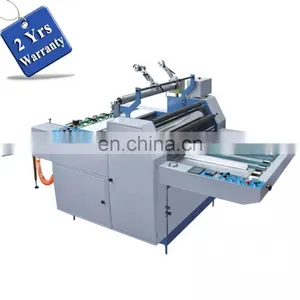 YFML920 Hydraulic Semi-automatic Art Paper Board Laminating Machine, Hot Melt Glue Cardboard Laminator With Sheet Cutter thumbnail-1