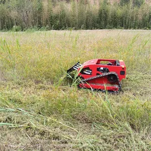 Radio Control Mower, China Remote Control Mower With Tracks Price, Grass Cutting Machine for Sale thumbnail-4