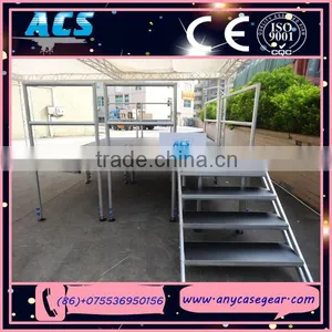 ACS Trade Show Stage, Wedding Stage, Fashion Concert Stage With Rail thumbnail-6
