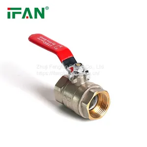 IFAN Customized 2pc Manual Ball Valve PN25 Brass Ball Valve For Water Use thumbnail-1