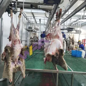 Industrial SUS304 Stainless Steel Sheep Slaughterhouse 120-Engineers Team Standardized Goat Fabrication WFA thumbnail-1