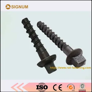Railroad Screw Spike/Lag Bolt/Sleeper Screw/Track Screw/Rail Spike thumbnail-1