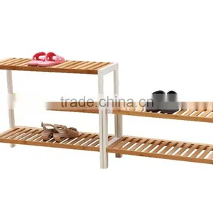 Eco-Friendly 100% Bamboo Shoe Rack thumbnail-1