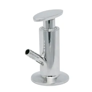 Selling Good Quality Hygienic Quality Certification DN10 Sanitary Grade Stainless Steel Clamp Manual Sampling Valves thumbnail-1