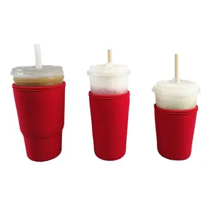 Wholesale Cheap Price 16oz 24oz 32oz Custom Neoprene Coffee Cup Sleeve thumbnail-3