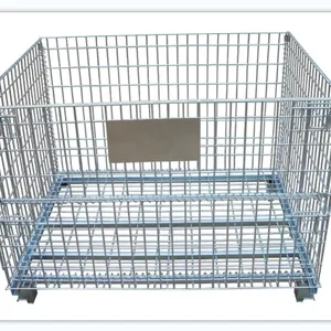 Metal Wire Mesh Bread Cage Supermarket Slant Mouth Cage Promotion Cage Storage Cage thumbnail-5