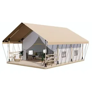 Outdoor Luxury Nomadic Tent Manufacturer Camping Homestay Scenic Spot Vacation Internet Celebrity Campsite Wooden Hotel Tent thumbnail-4
