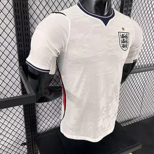 2627 England Home Player Version Jersey, Same Style as the Men’s Short-Sleeve Soccer Shirt for the USA, Canada, and Mexico World Cup thumbnail-3