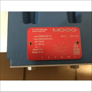 MOOG D634-501A Electro-hydraulic Servo Valve 100% New Original Fast Response Speed All Fitting thumbnail-2