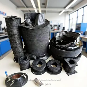 Zipper-type Screw Rod Protective Cover, Telescopic Protective Cover for Hydraulic Cylinders thumbnail-1