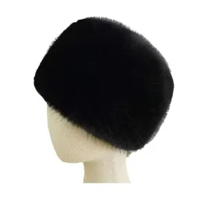 Winter Thick Fluffy Plush Skull Cap thumbnail-4