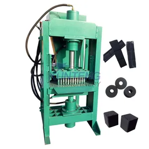 Hookah and Barbecue Charcoal Making Machine Coconut Shell Carbonization Forming Production Line EPC thumbnail-1