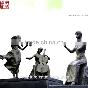 2016 New Outdoor Bronze Sculpture For Outdoor/Garden Decoration Statues Monument Meaningful Figure Sculpture thumbnail-2