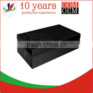 Chinese Factory Black Cardboard Shoe Box thumbnail-6