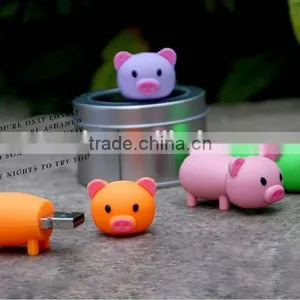 2015 Promotional Fashion Design Cheap Mini Custom Cartoon Usb Thumb Drives Real Capacity Usb Flash Drive thumbnail-4