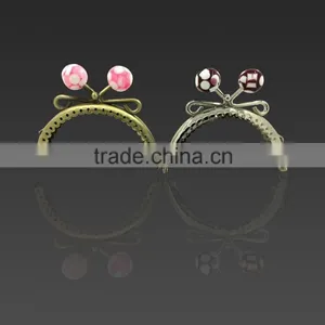 8.5CM Kiss Ball Lock Coin Purse Frame DIY Scew Clutch Purse Frame Bag Frame DIY Metal Purse Frame Purse Clip thumbnail-1