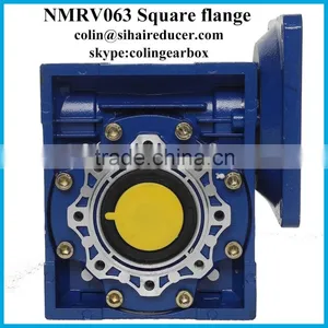 NMRV063 Aluminium Alloy Square Flange Worm Gearbox Machine thumbnail-1