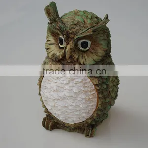 Owl Solar Resin Light Led Garden Resin Outdoor Lights thumbnail-2