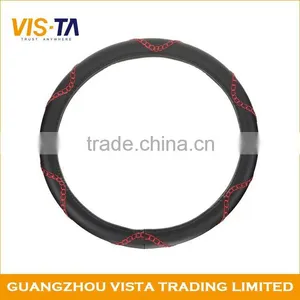 2016 Year Best Price Micro Fiber Steering Wheel Cover Leather thumbnail-4