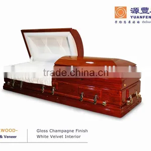 Tiger Wood Mortuary Coffin(Carb Certificated) thumbnail-1