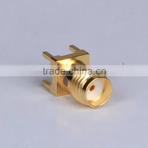 Hot Sale Gold Plated RF Female SMA Cable Connectors for PCB thumbnail-3